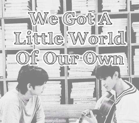 Seoksoo We Got A Little World of Our Own Relationship Hiding Fic